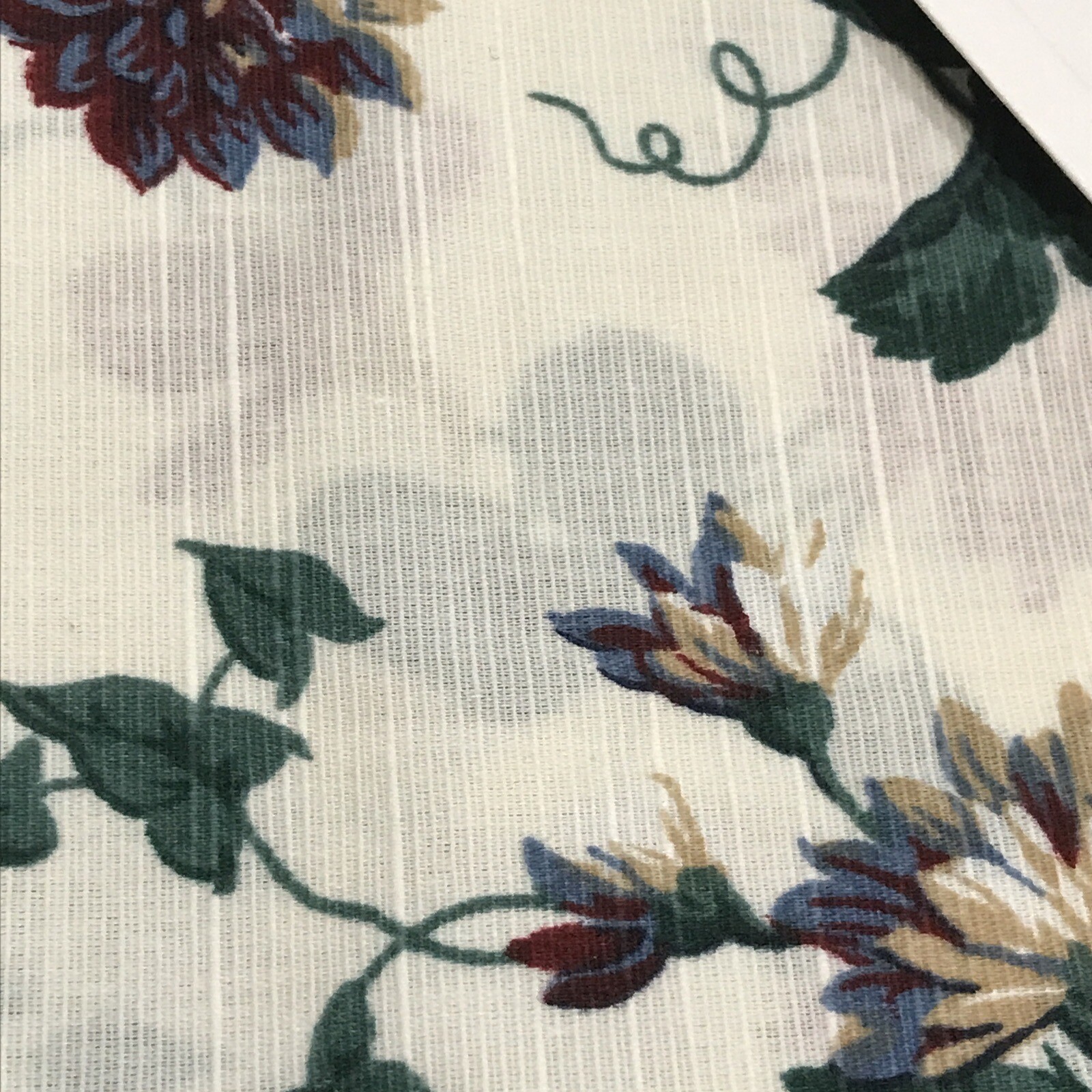 Croscill Classics SO SONOMA Blouson VALANCE 86”x 15” NOS green ivory multi