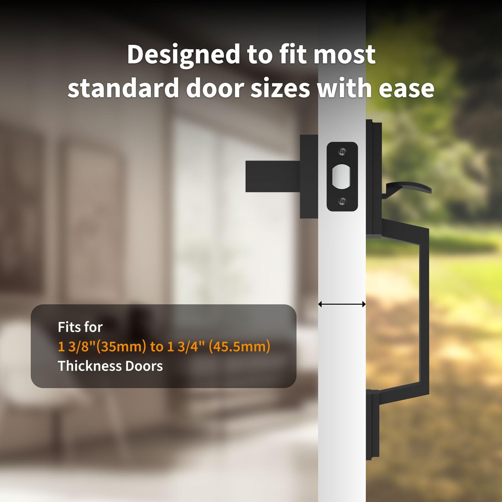 Aqara Front Door Handleset Single Cylinder Exterior Door Entry Handle Door