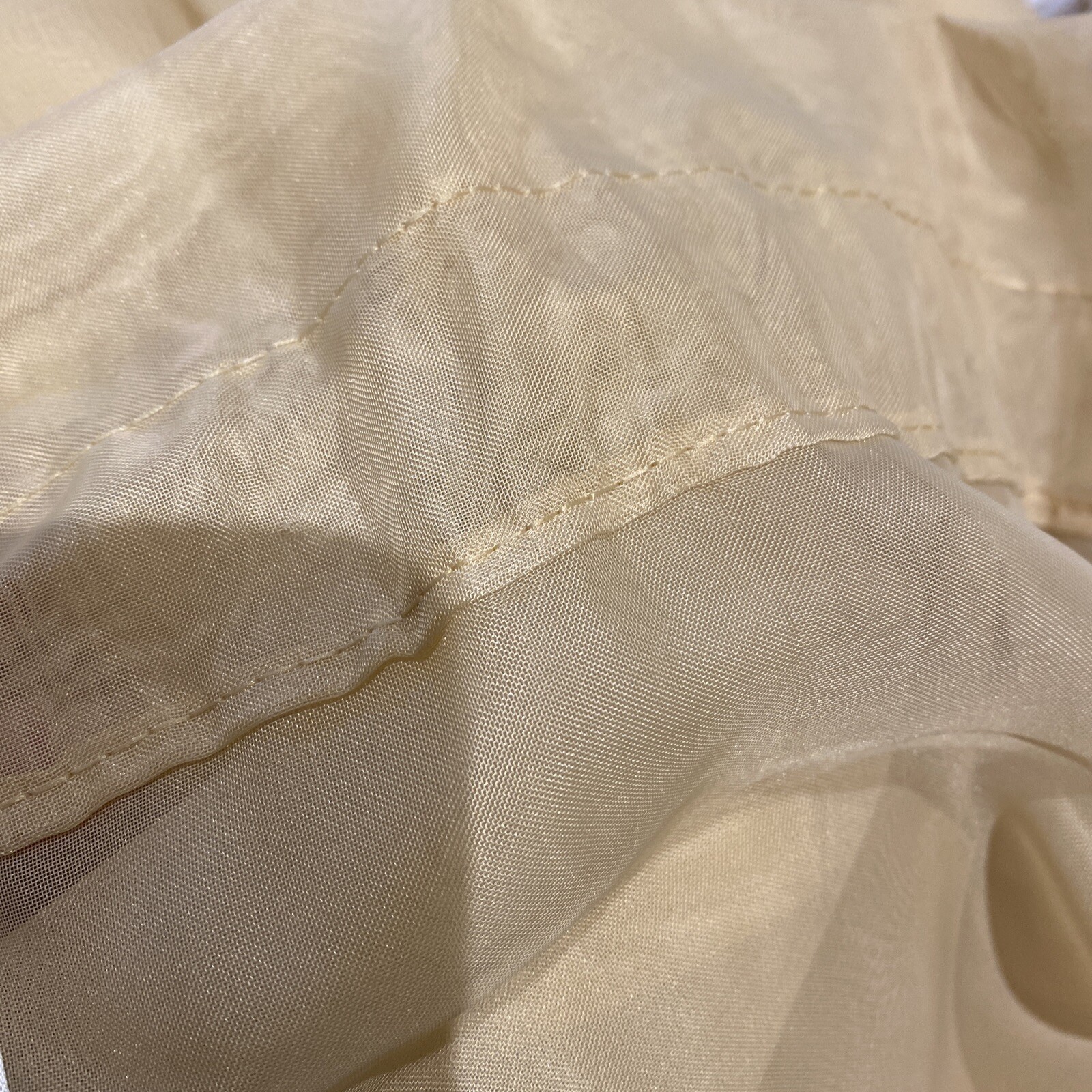 12 Gold Sheer Panels Drape Rod 94×60 Lisette JCP Home Collection Discontinued