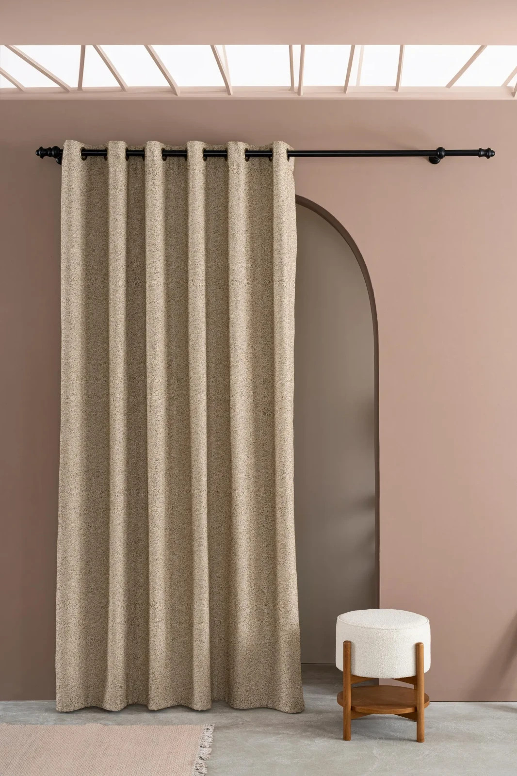 Custom Slub Textured Sheer Curtains Linen Look Voile Window Drapes Panels Drapes
