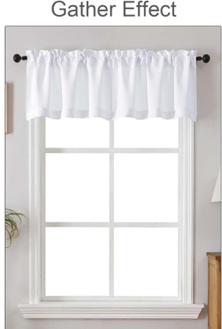 Spring Easter Curtain Valance Flower Daisy Red Pink Blue Turquoise Green Yellow