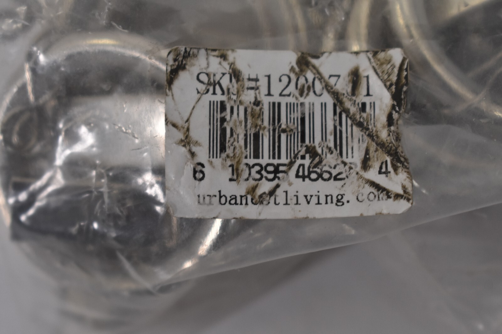 Lot of 16 Urbanest Nylon Insert Curtain Rings w Clips & Eyelets 1-1/4″ Brushed