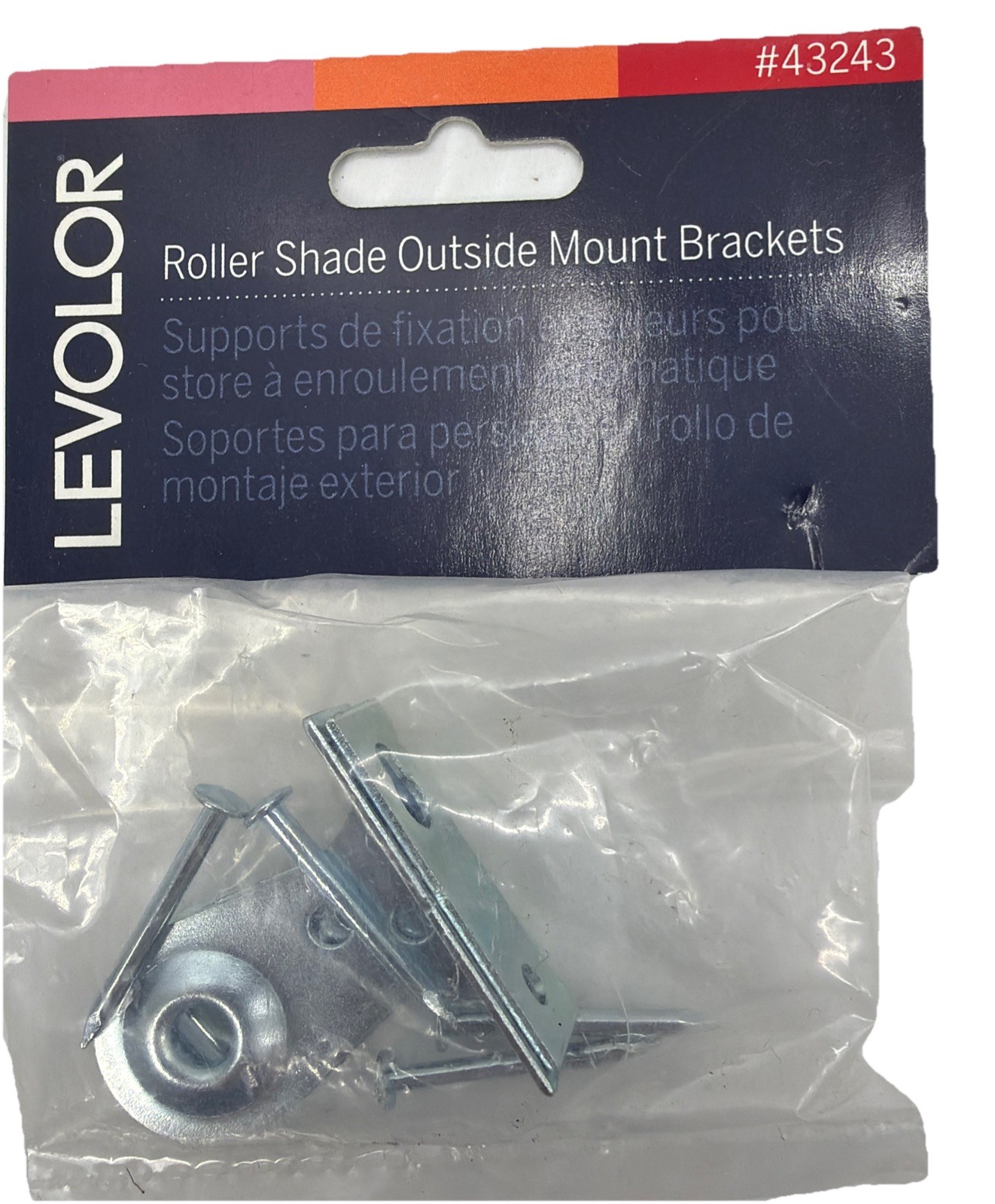 LEVOLOR Roller Shade, Outside Mount Brackets Sold In Sets Of 3 {89}