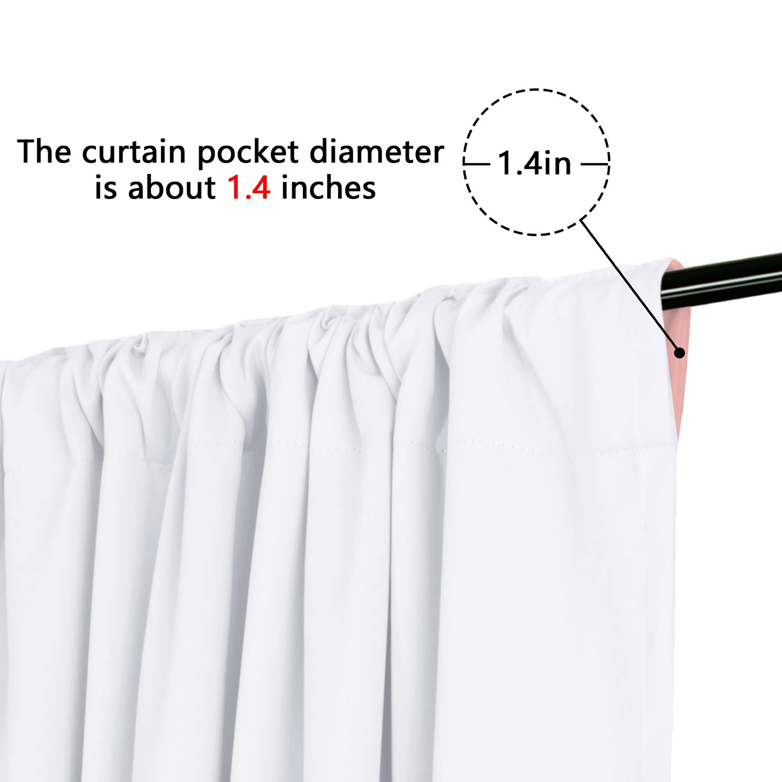 Cinbloo Sports Curtains for Boys Bedroom 42″W x 63″L (Pack of 2), Footaball