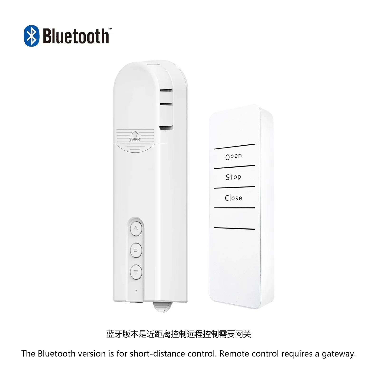 Tuya Motorized Roller Blinds with Bluetooth Remote and Voice Control Compatible