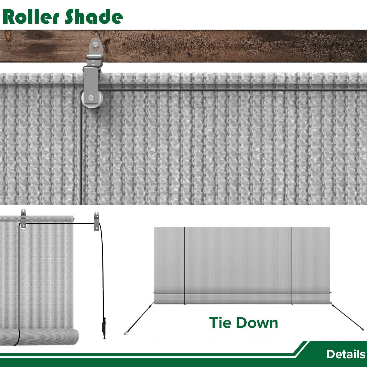 Roller up Shade Roller Shade Curtain Filtering UV Ray Yard Porch Pergola Balcony
