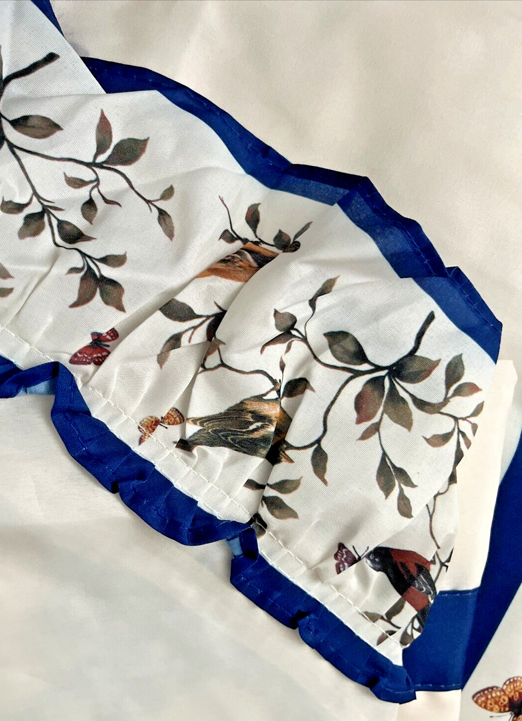 3pc Printed Curtains Set: 2Tiers &Swag 57″x30″ & 57″x24″ Love Birds, Achim”s