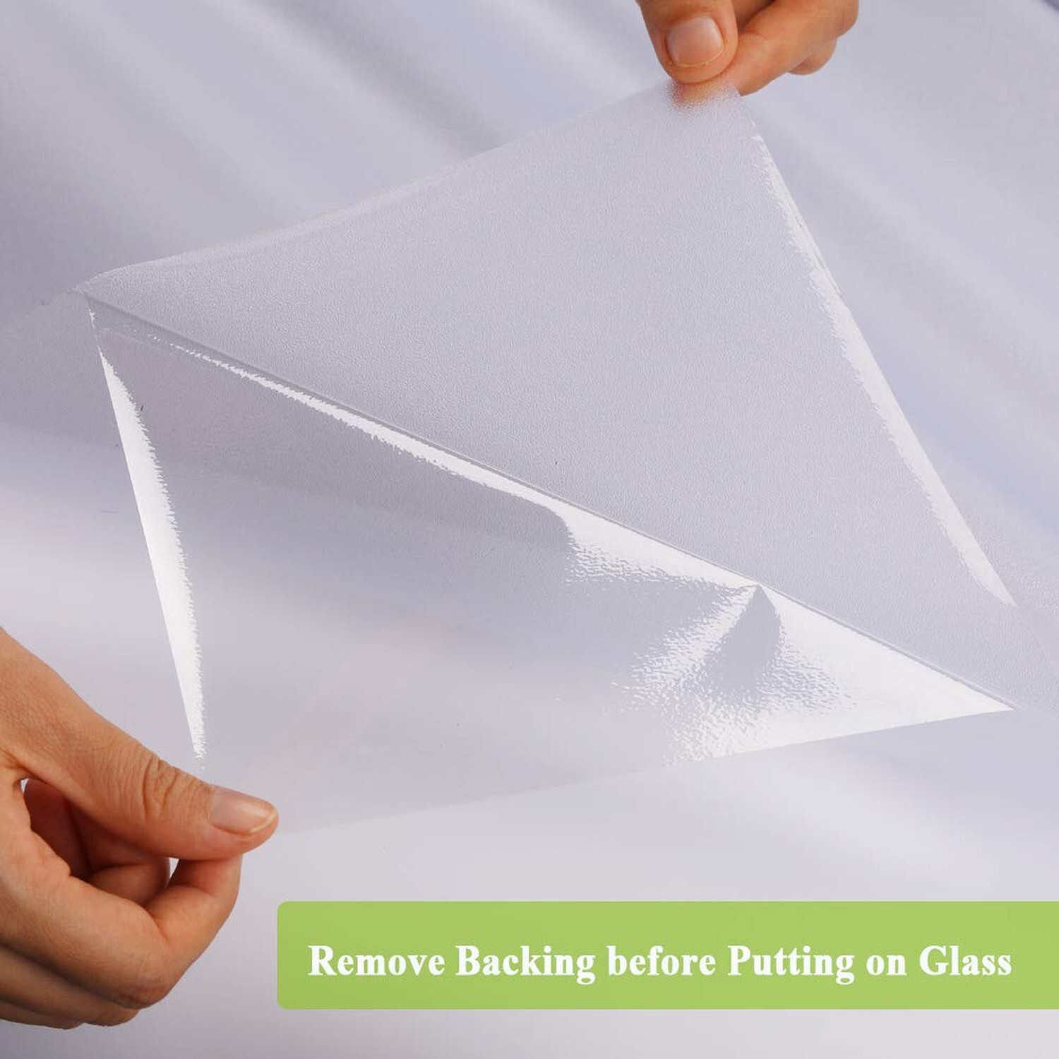 Frosted Window Film,Privacy Static Cling Glass Door Film,Removable Stained Gl…