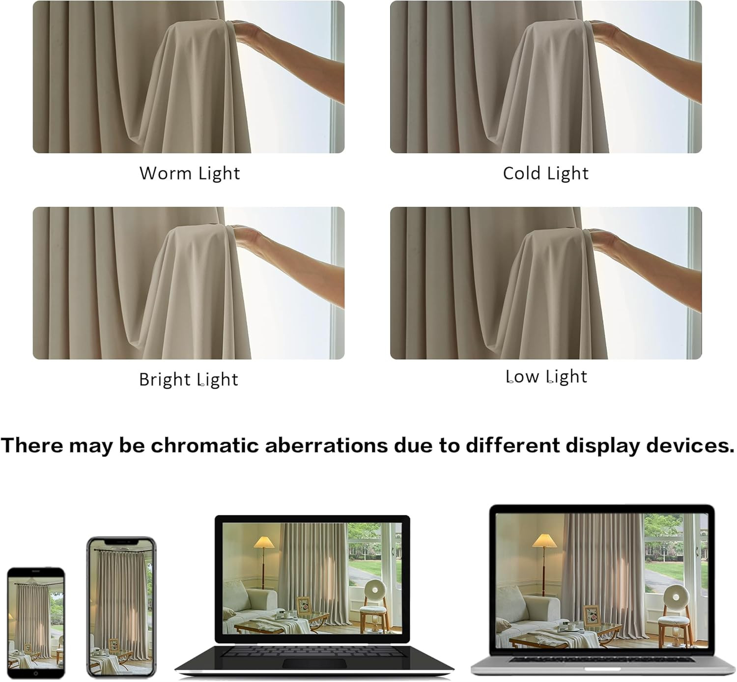 Luxury Velvet Pleated Curtains 102 Inches Long 1 Panel, Camel Beige Pinch Pleate