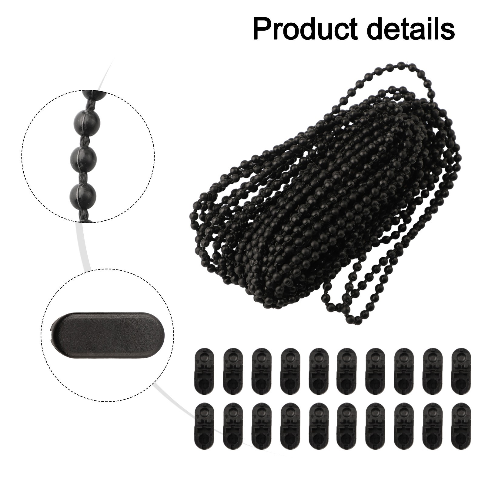 Flexible Application Curtain for Roller Blind Crimped Chain for Various Blinds