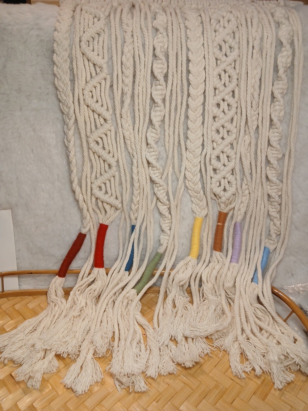 Macrame Wall Hanging Boho Home Backdrop Door Window Display Decor