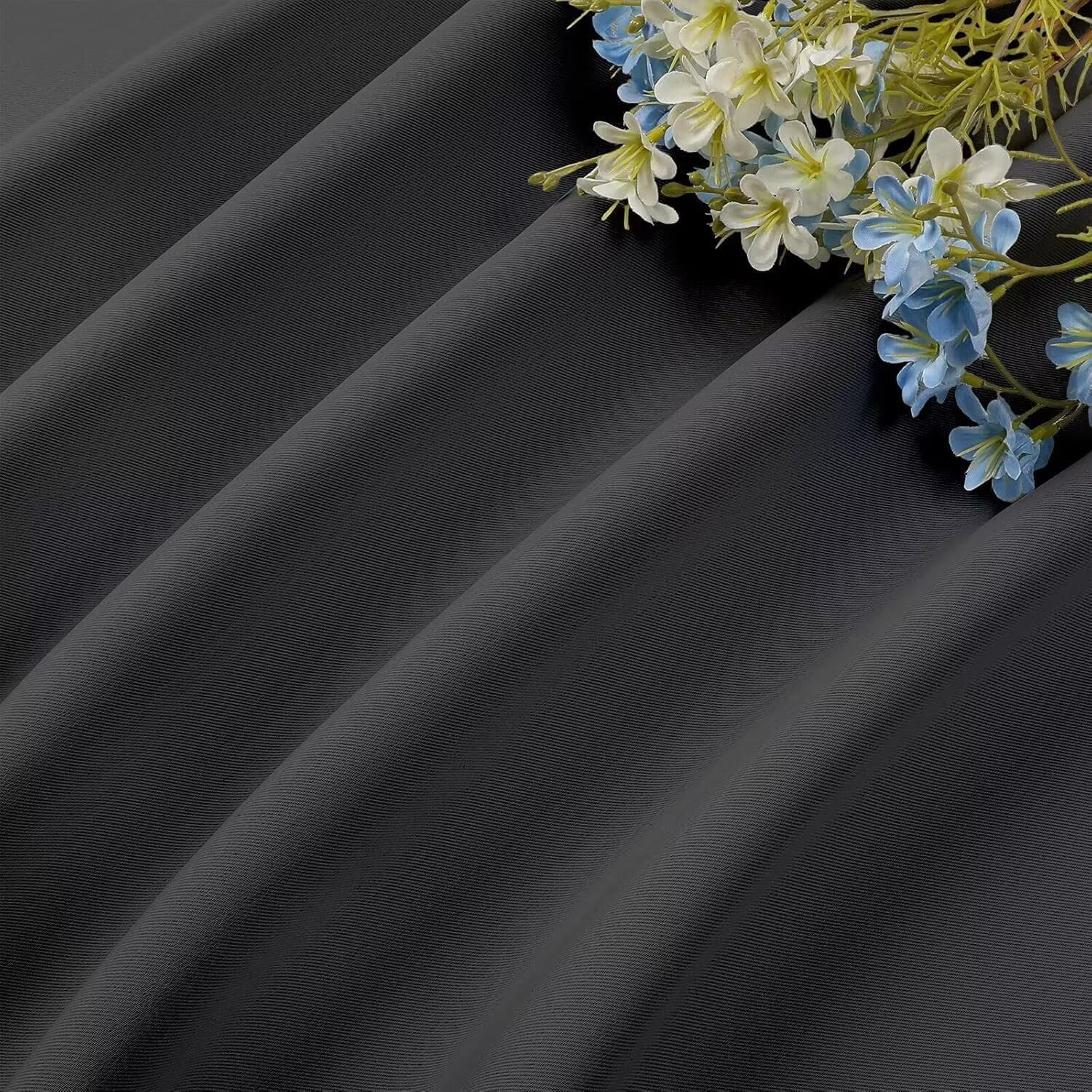 Joydeco Blackout Curtains 72 Inch Length 2 Panels Set, Thermal Insulated Long