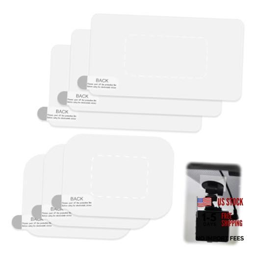 6pcs Car Windshield Sticker Shield – Clear Window Cling – Simplified