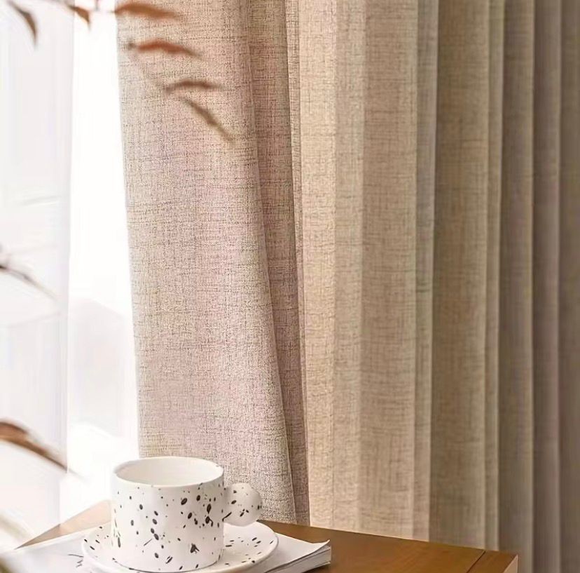 Blackout Window Curtains Curtain 100% Fabric 84 inches Pair Eyelet for Bedroom..
