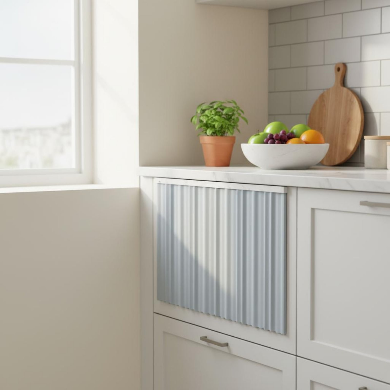 Hook and Loop Cabinet Curtain Long-Lasting Cabinet Curtain Sun Protection