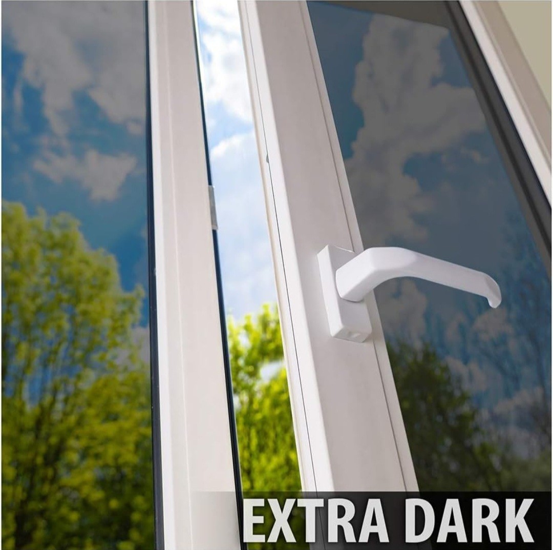BDF S05 Window Film 36in x 12ft Heat Control Daytime Privacy One Way Mirror Dark
