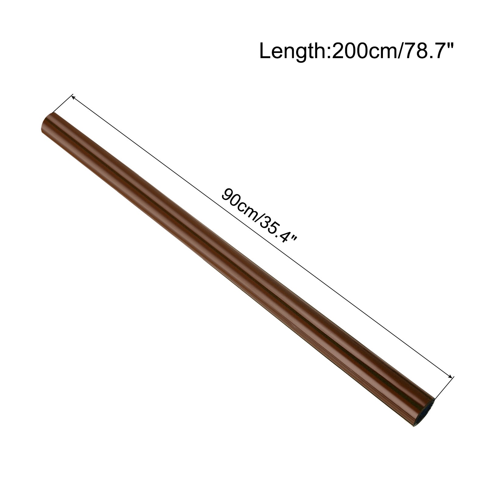 Window Privacy Film One Way Heat Blocking Static Cling Brown 35.4×78.7″