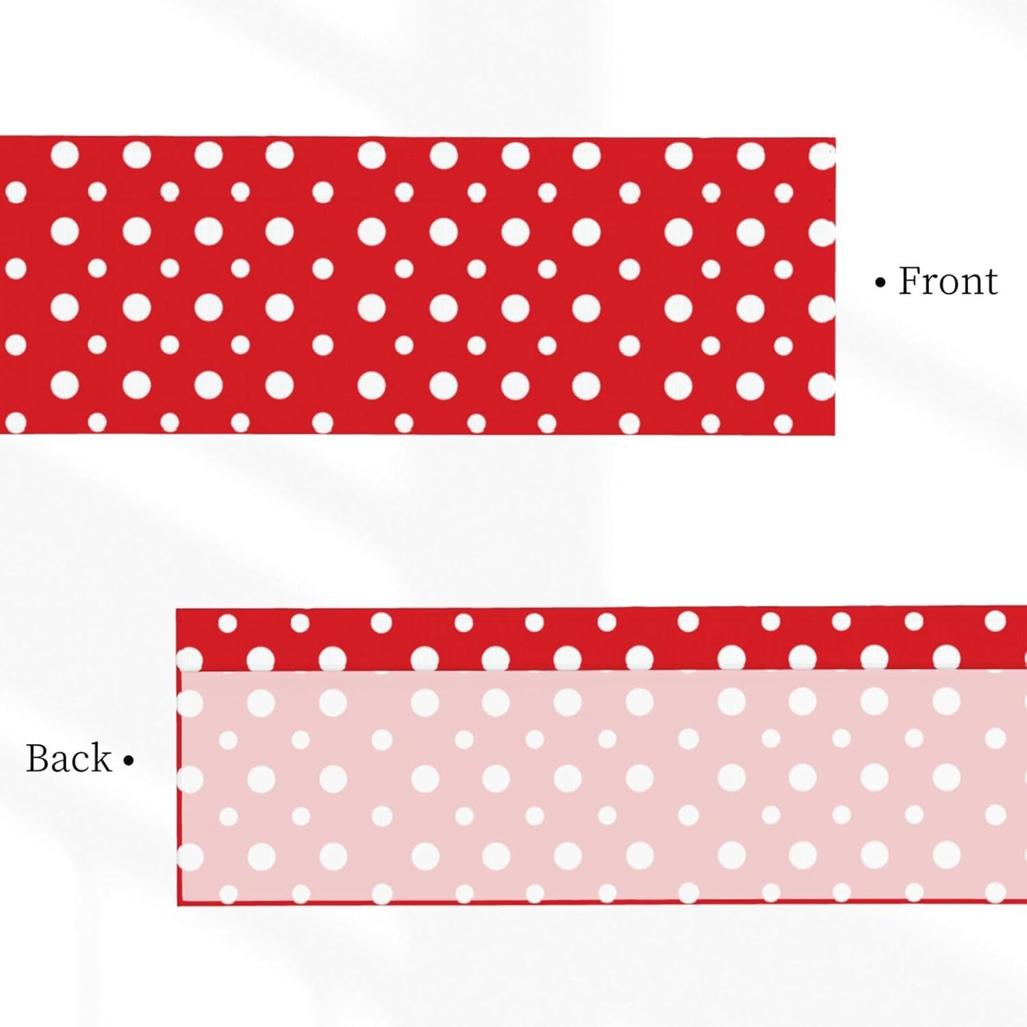 Valance for Windows White Polka Dots Red Kitchen Curtains Valances Rod Pocket Vi