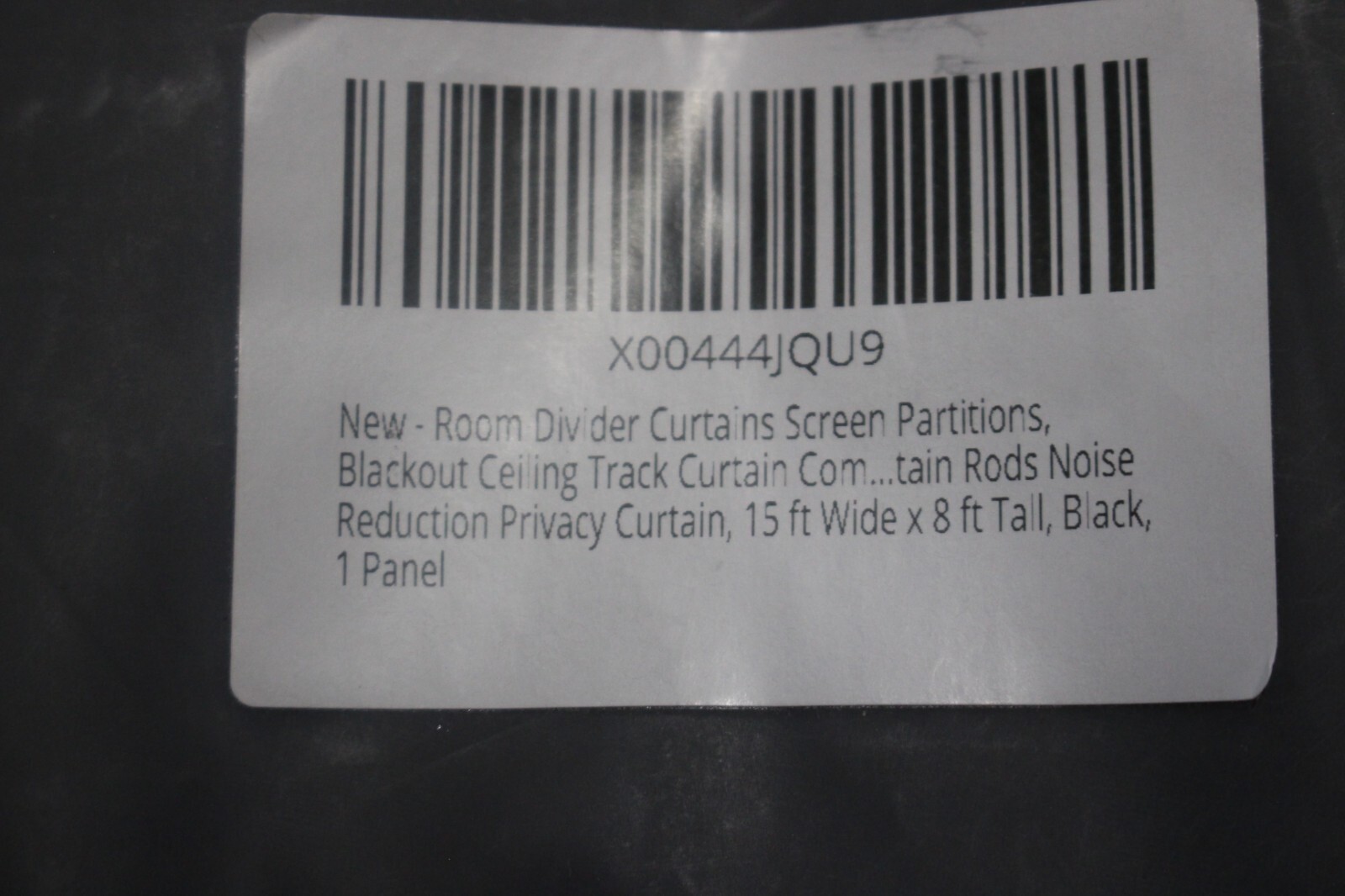 ROOM DARKNING room divider ceiling track BLACKOUT CURTAIN PANEL W180 X L96″