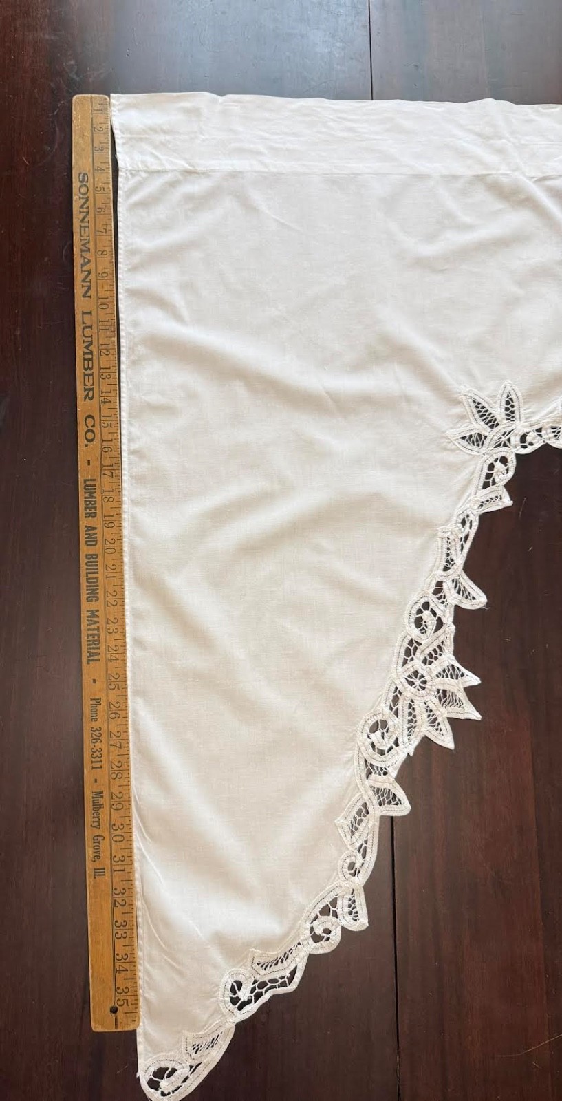 Battenberg White Cotton Curtains Valances Swags 9 Pieces 3 Sets Cottage Core