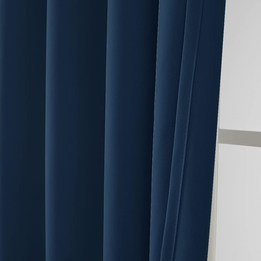 Fire Retardant Blackout Curtains, Grommet , NFPA 701 Certified Flame Resistant