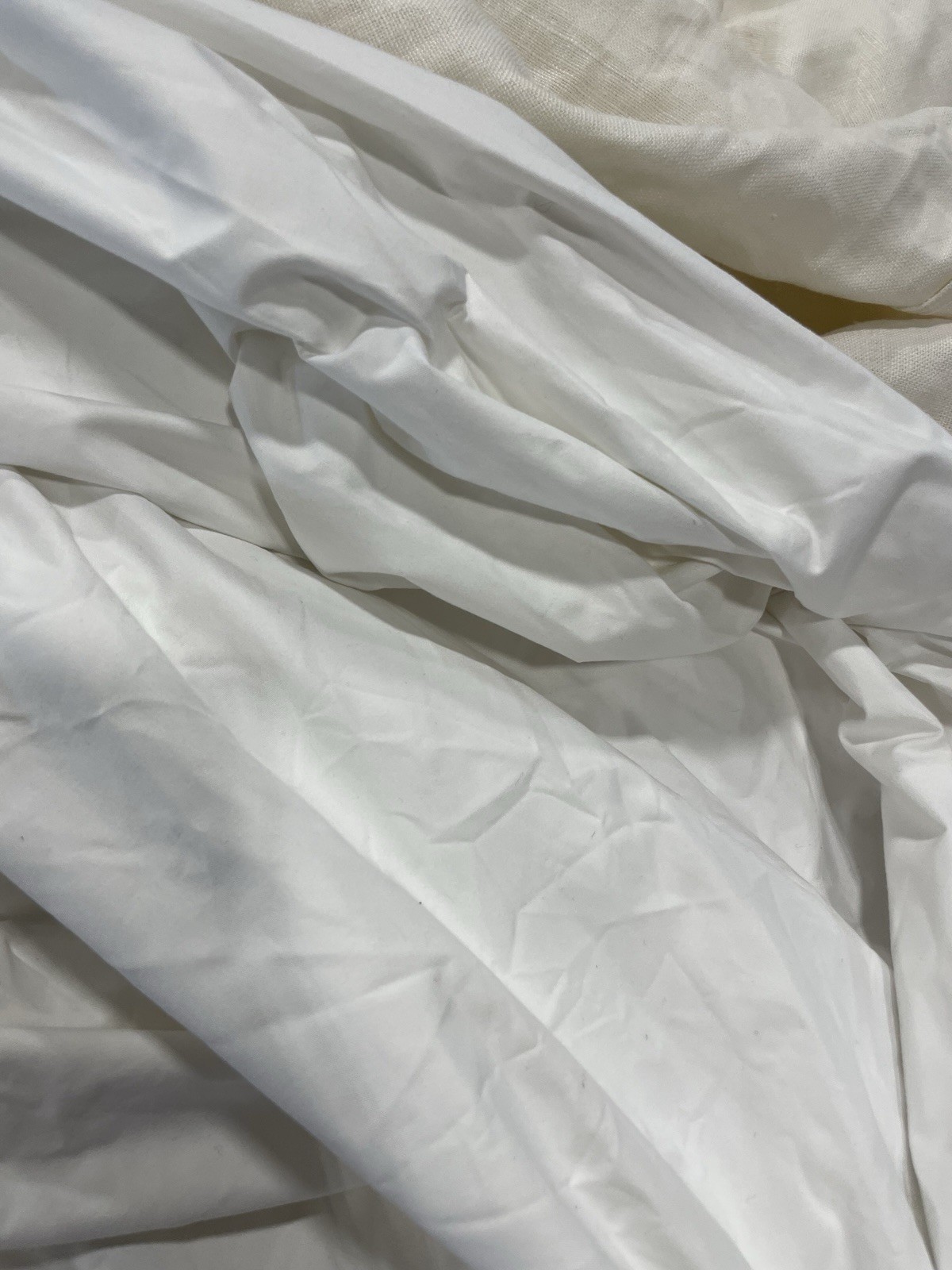 The Shade Store Ecru Ivory Linen Pinch Pleat Curtain Panel 96×102 Pair