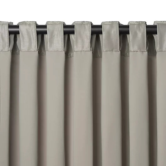 Room Darkening 84″ x 52″ Window Curtain 1 Single Panel All Seasons in Silver New