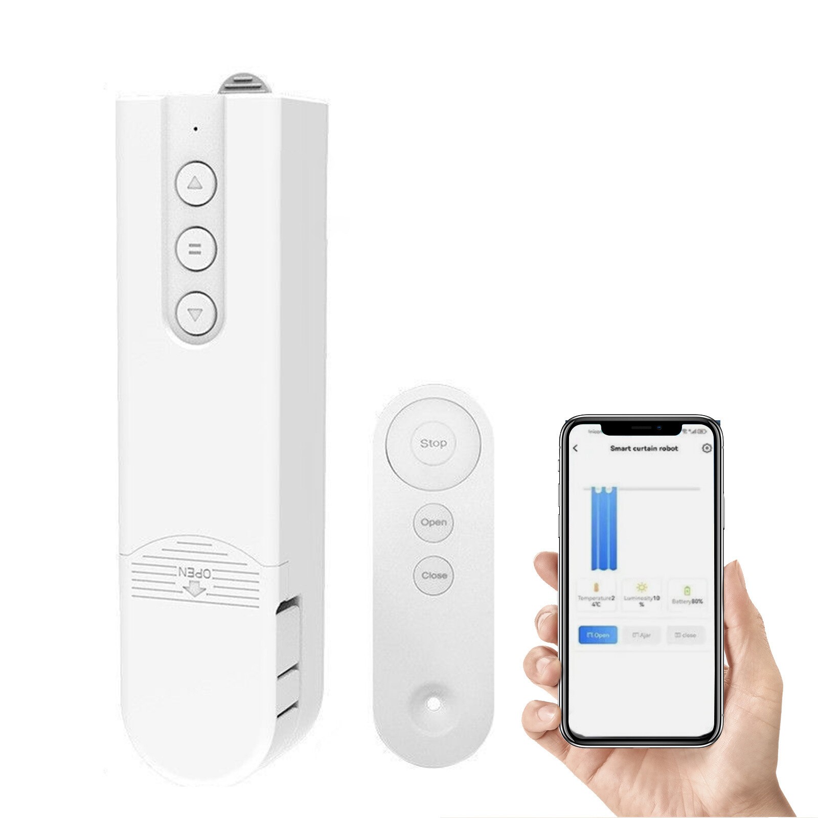Smart Blind Motor Wifi Automatic Roller Shutter with App Control Bluetooth9E
