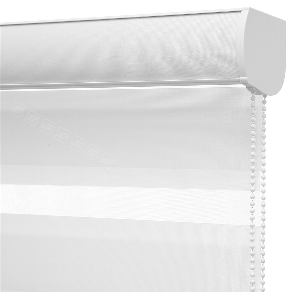 Changshade Custom Size Corded&Light Filtering Roller Blinds Zebra Roller Shades