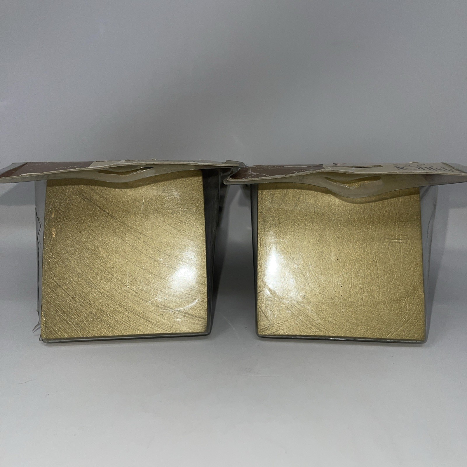 Set 2 kirsch gold Elegant Ornate decorative sconce Rod Holder 8×3.5in Approx New