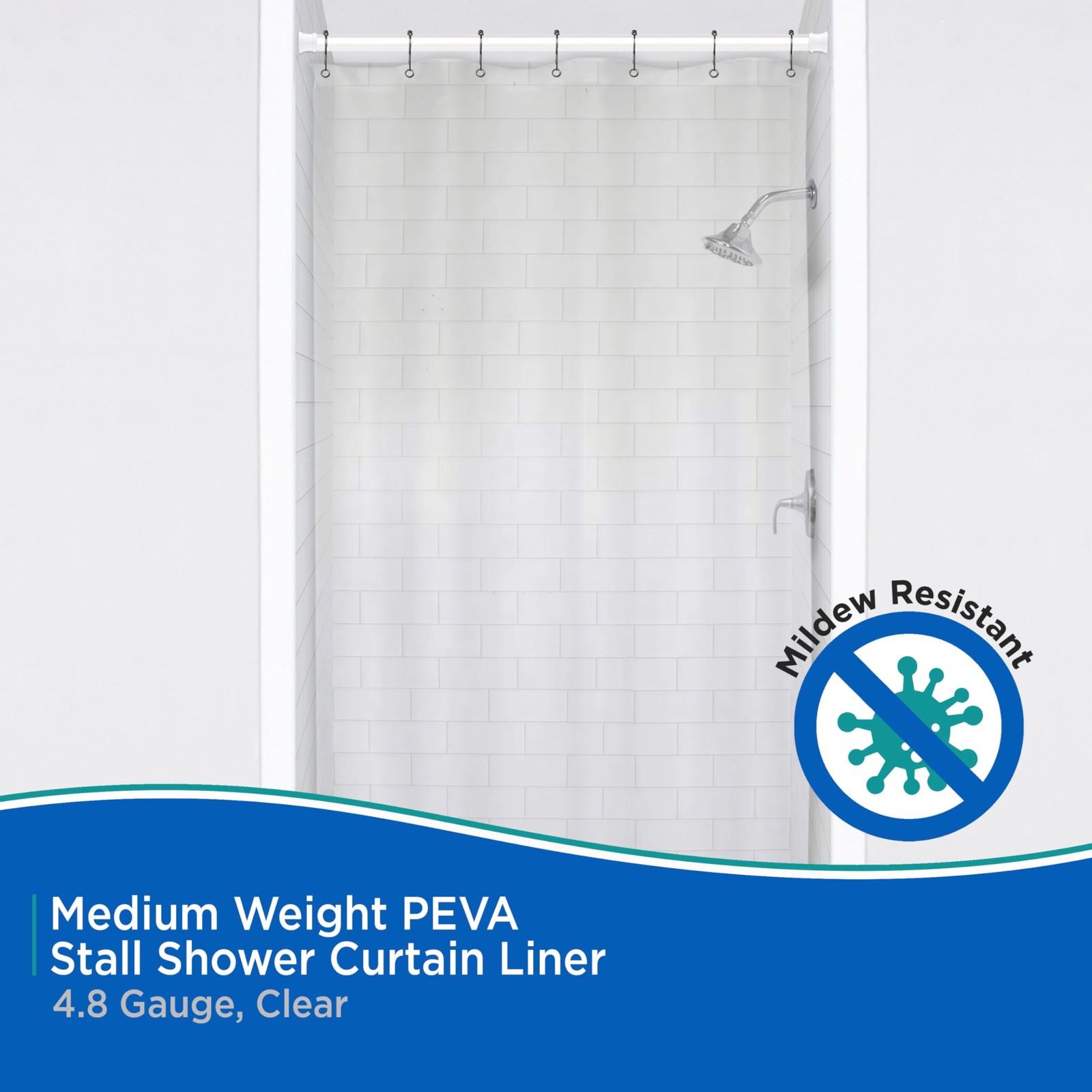 Kenney KN61147 Medium Weight 5 Gauge 42″W x 72″L (Pack of 1), Clear