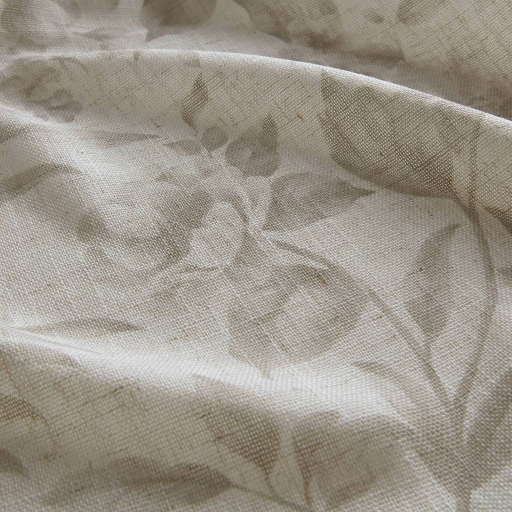 42×84″ Soft Lana Window Curtain Panel Botanical Print Adjustable Tie-Up Fabric