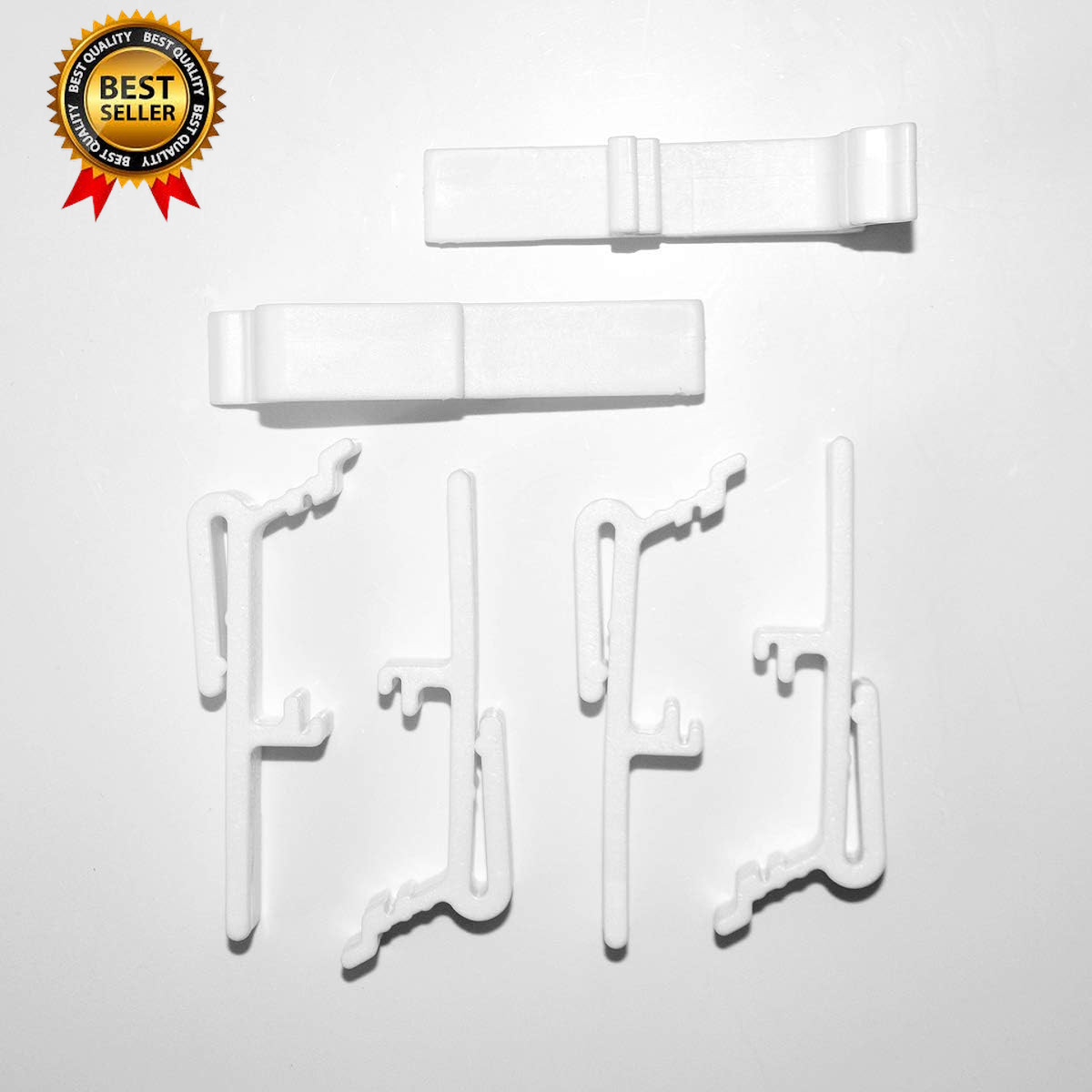 6Pcs Valance Clip Vertical Blinds Dust Cover Holder Bracket for 1 1/2 or 1-9…