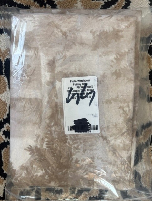 New Pottery Barn JARDIN TOILE DRAPE CURTAIN 108″ *Neutral Multi* LIGHT FILTERING