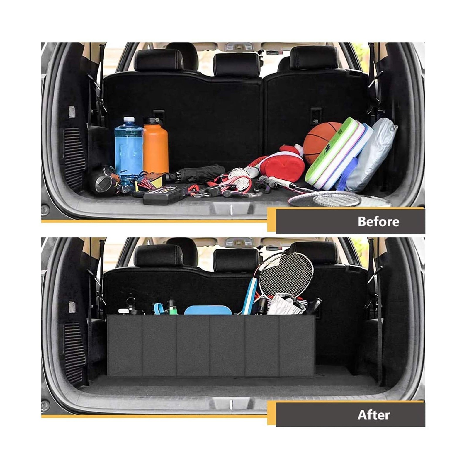MIU COLOR Trunk Organizer for SUV, Car Organizer, Collapsible Trunk… Fast Ship