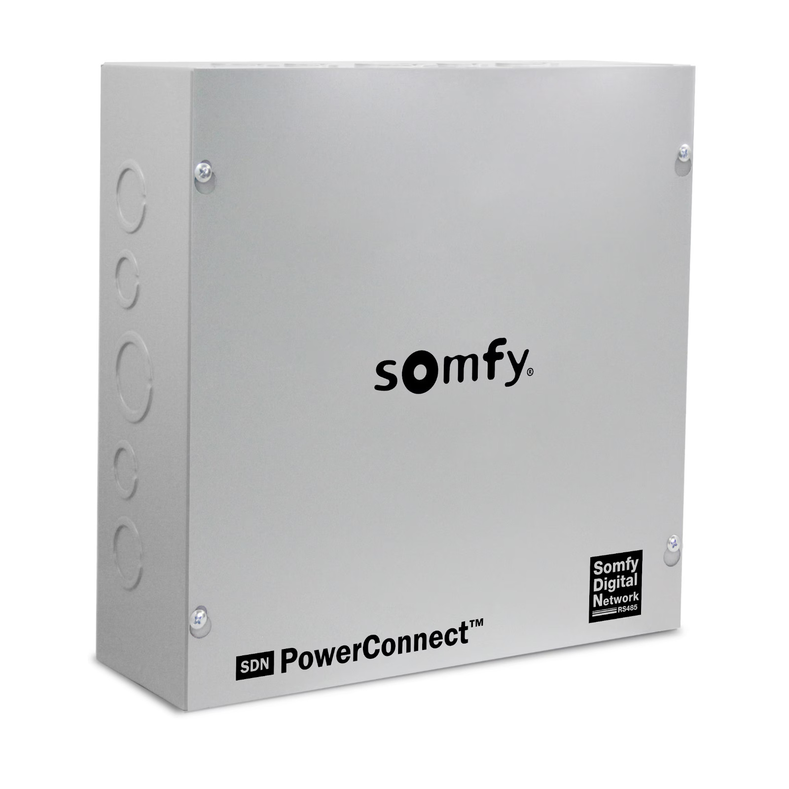 Somfy SDN PowerConnect™ Surface-Mount 24V Panel, 10 Motor Ports