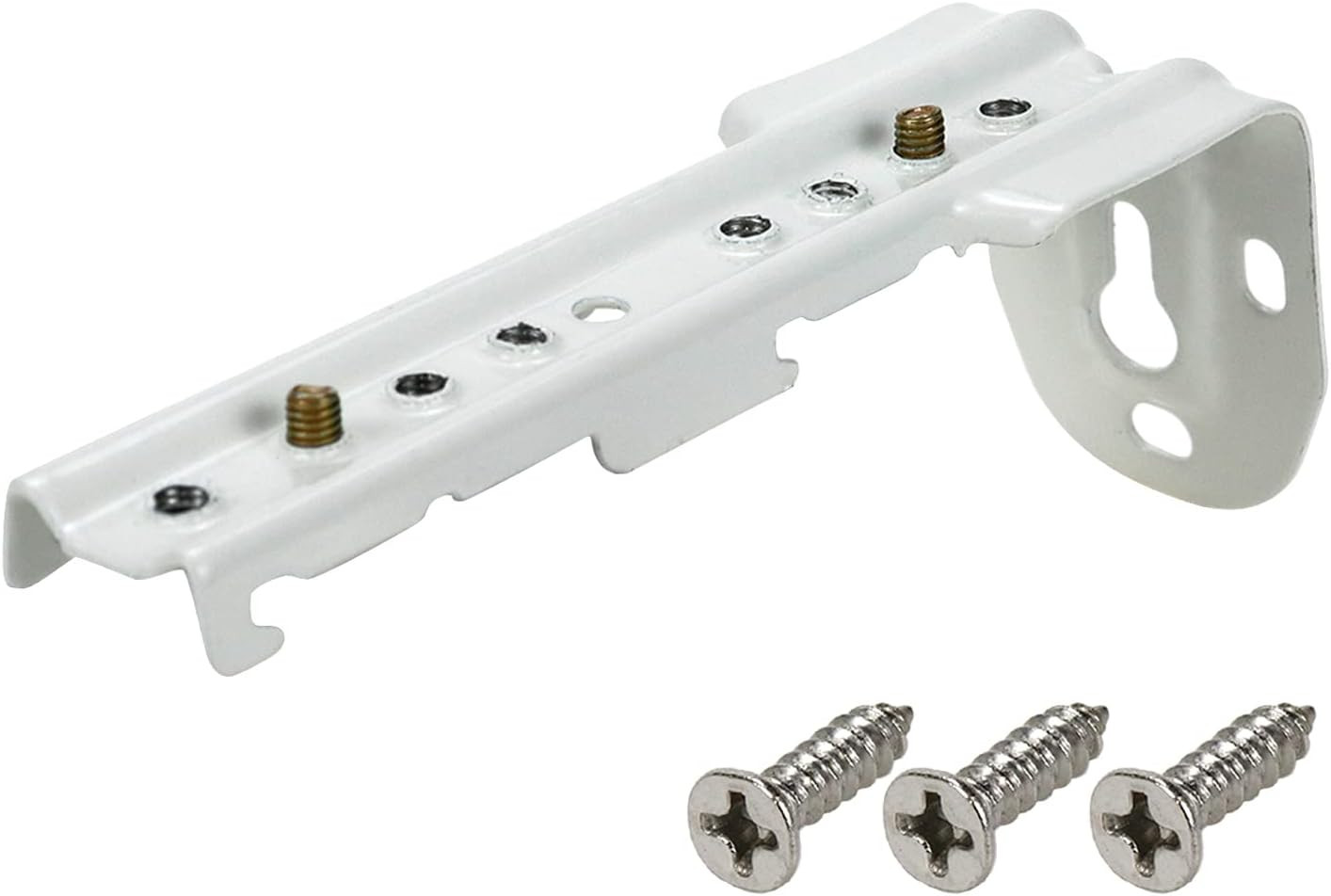 10-Pcs Double Curtain Track Wall Mount Brackets for Drapery Rod Support