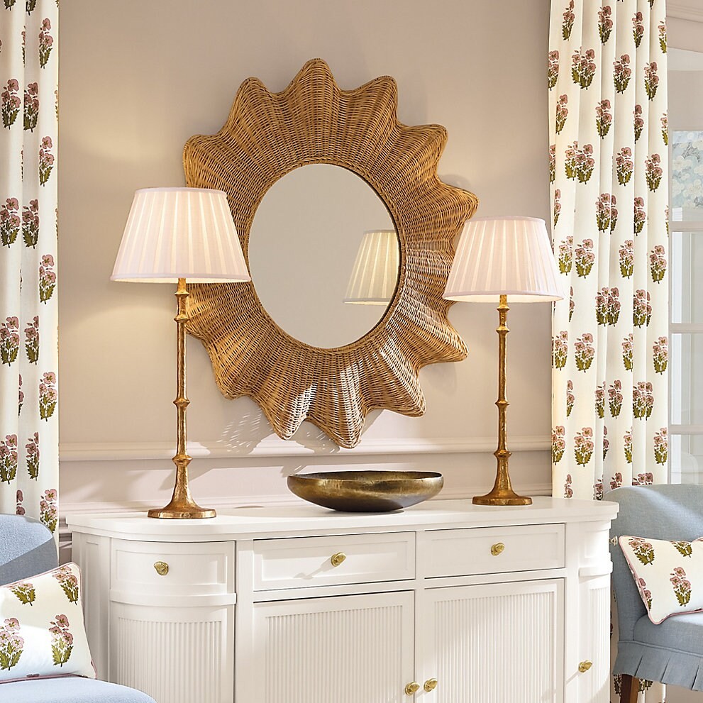 Ballard Designs Leila Block Print Drapery Panel…