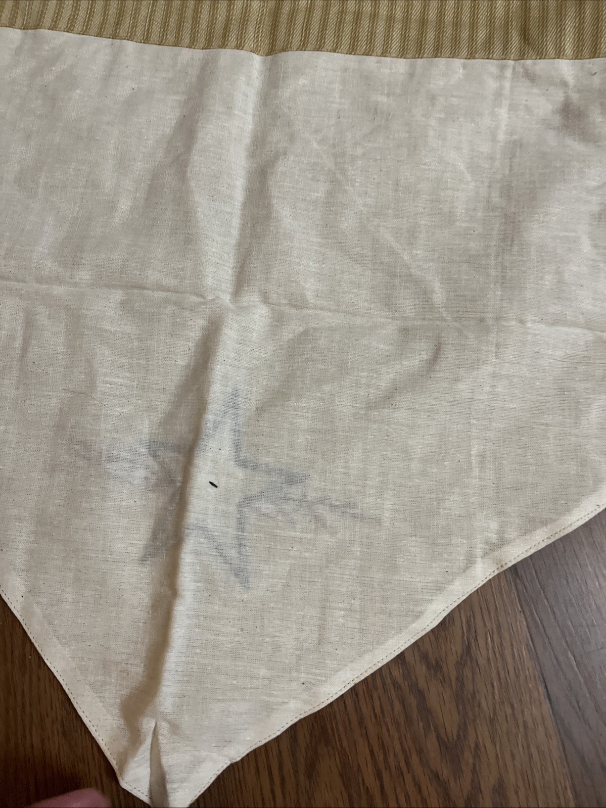Lined Triple Point VALANCE Farmhouse Park Design Primitive Star Vine 60×20 Strip