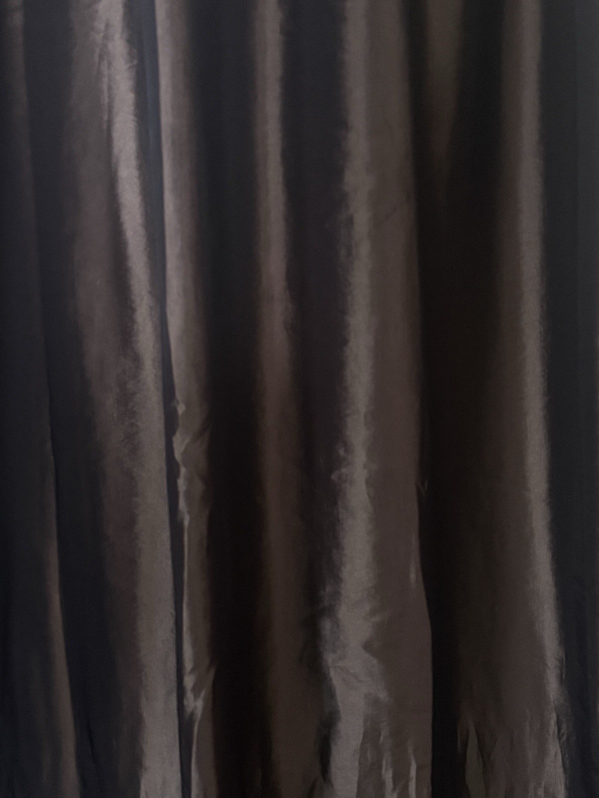 4 Peri Home Silk Style Dark Brown Lined Panels Drapes Curtains Interlined 94X54