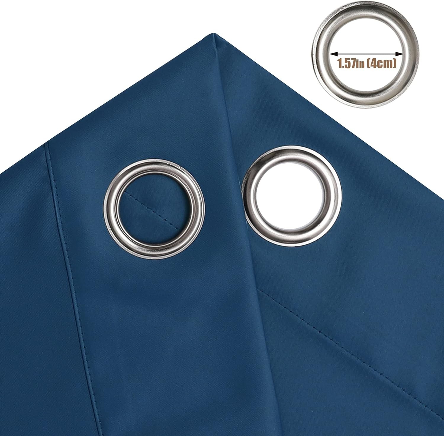 Fire Retardant Blackout Curtains, Grommet , NFPA 701 Certified Flame Resistant