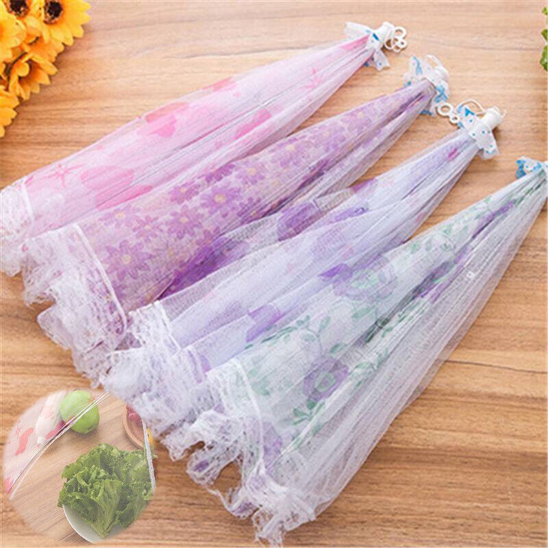 Anti Fly Mosquito Net Umbrella Style Food Cover Gauze For Table Tent Hexagon