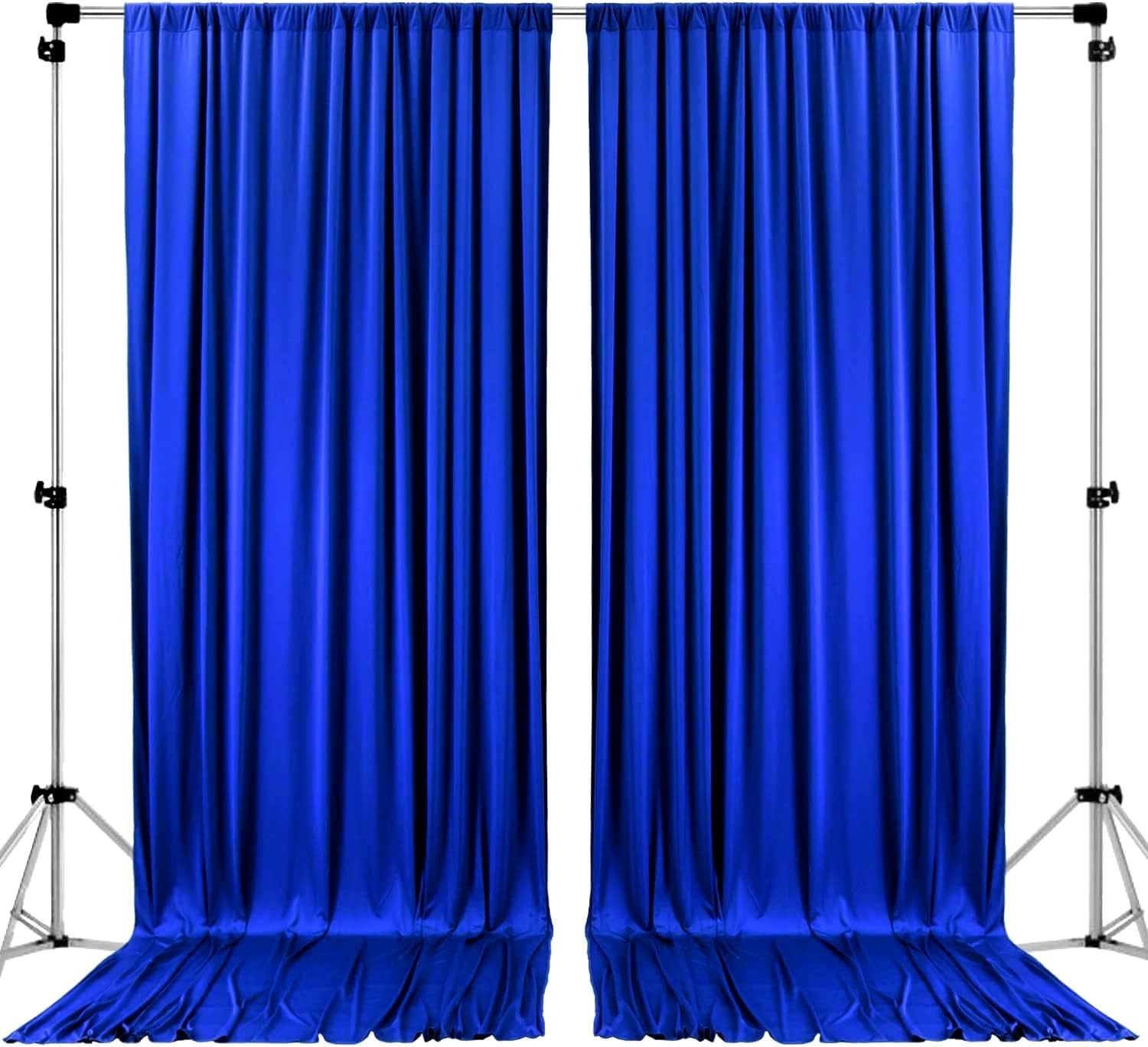 10 feet x 8 feet IFR Polyester Backdrop Drapes Curtains Panels W/ Rod Pockets