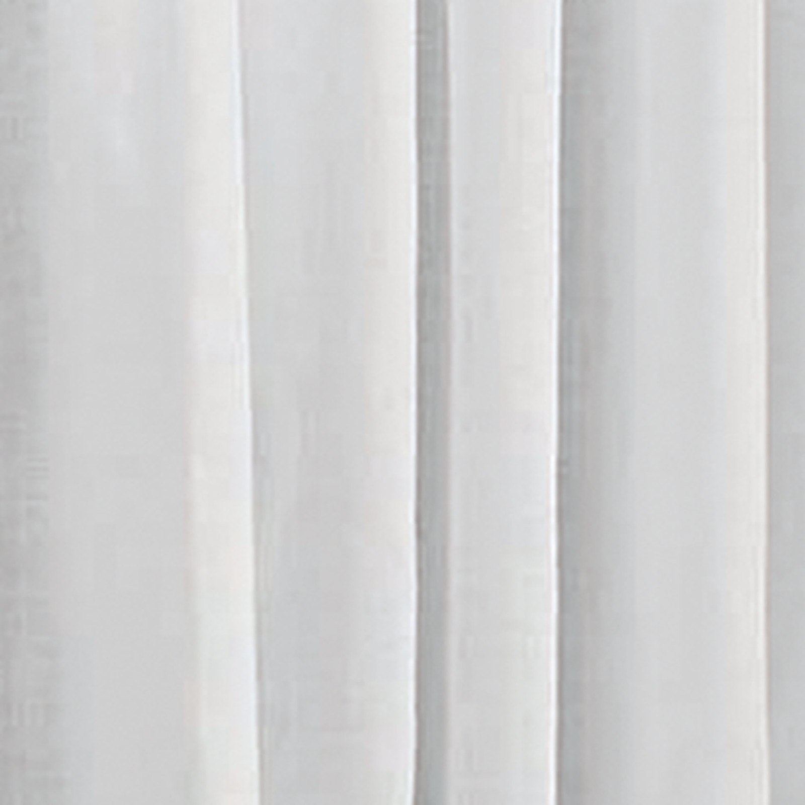 100% Cotton Indoor Sheer Rod Pocket Single Curtain Panel , White , 50″ W x 63″L
