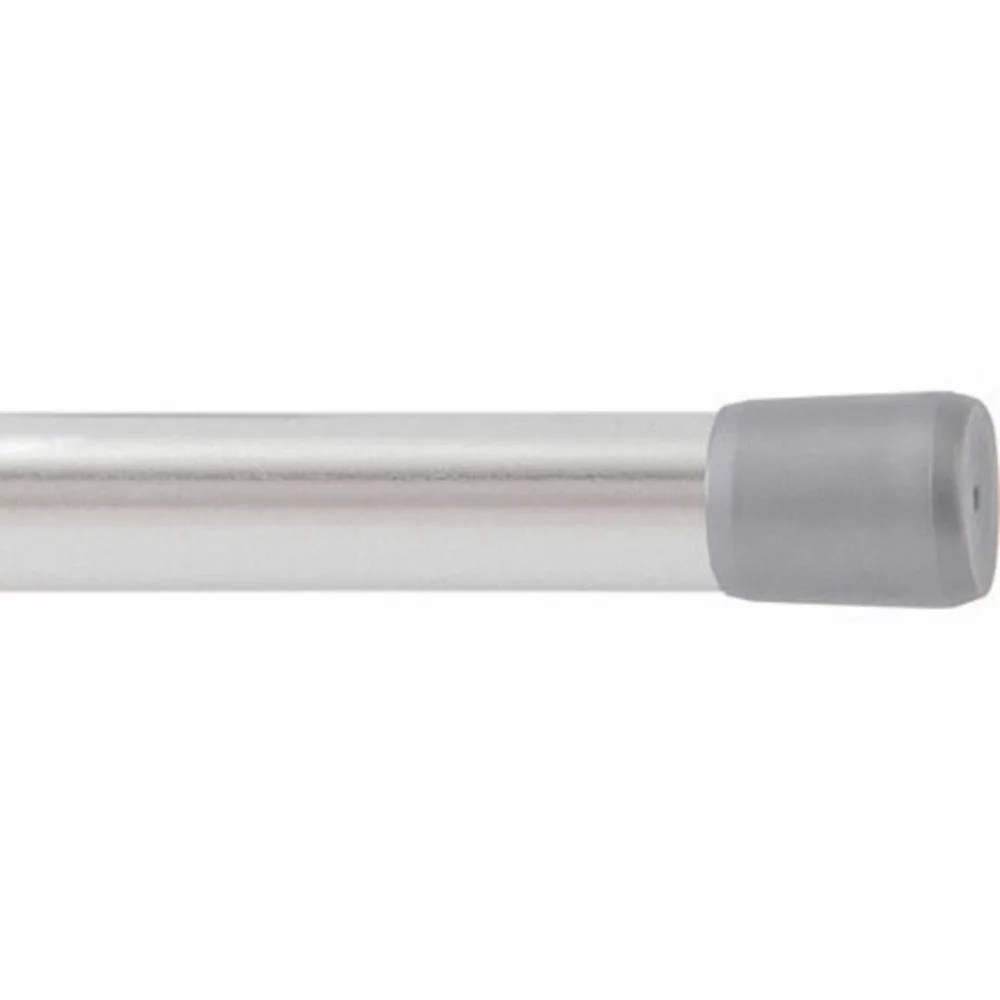 5/8″ Chrome Adjustable Spring Tension Drape Curtain Rod Window Decor 28-48″