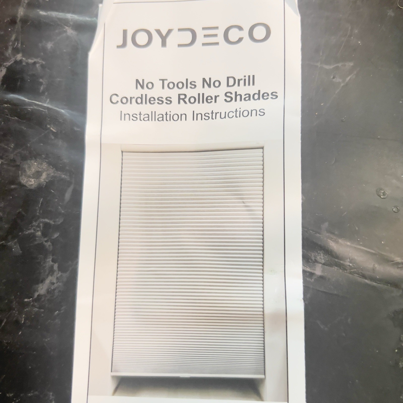 JOYDECO Cordless Roller Cellular Shades- Thermal- Noise Reduction- Gray17x36