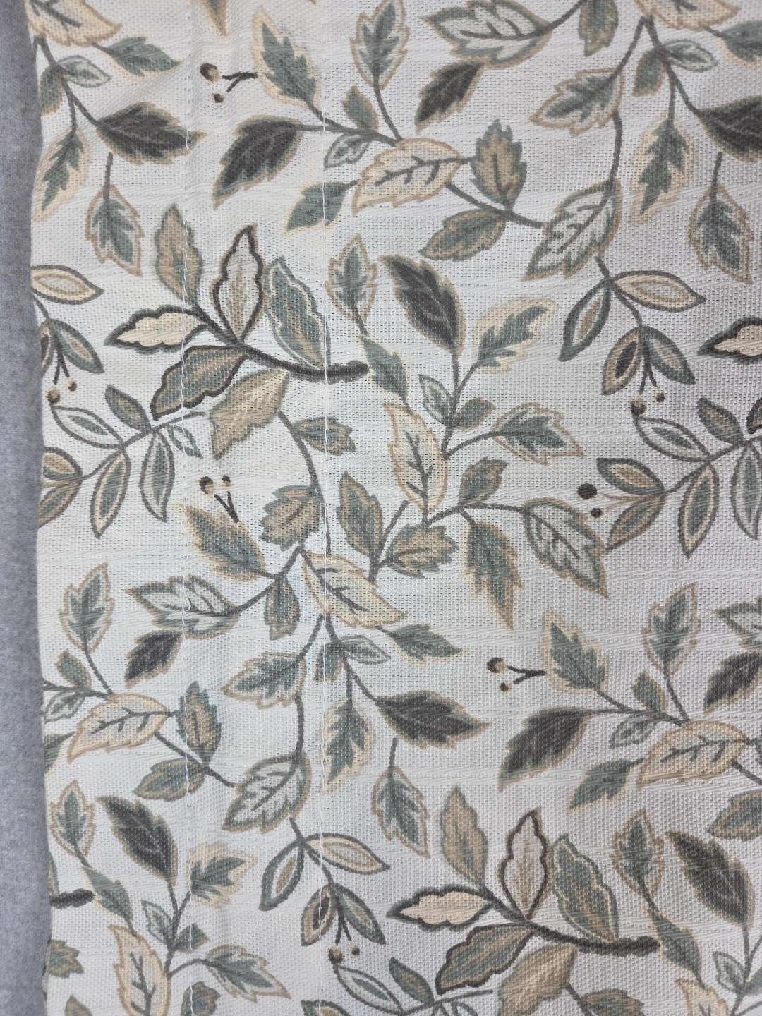 Waverly Valance Cottage Green Leaf Rod Pocket Curtain 15×52 Earth Nature Country
