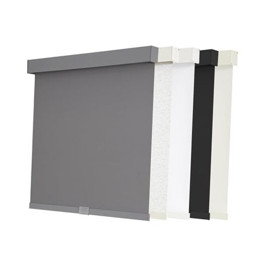 Blackout Roller Shades Cordless Blinds for Windows, Free-Stop 20″W x 72″H Grey