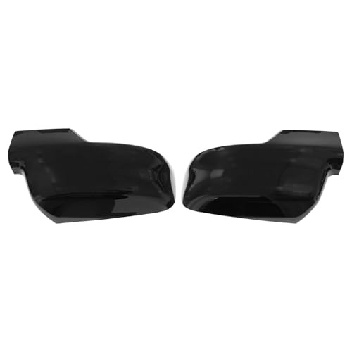 2Pcs Gloss Black Front Driver and Passenger Side Mirror Cover for Ram 1500