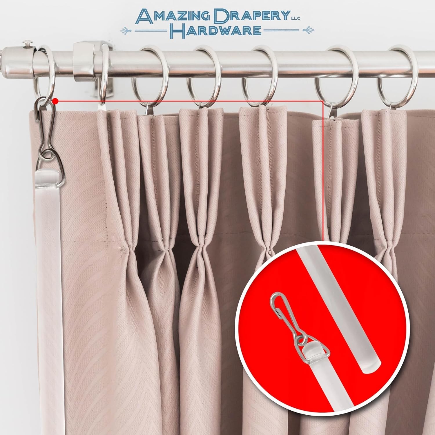 Elegant Clear Acrylic Drapery Wand 36 Inch 3 Pack for Stylish Window Treatment